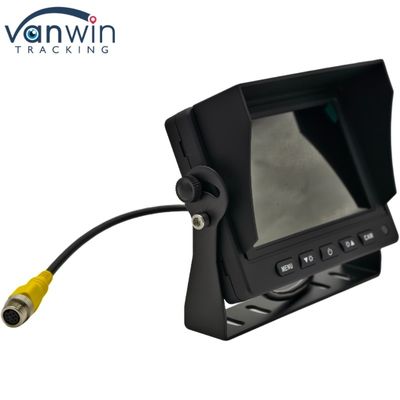 Mini Araç Arka Görünüm Monitörü 5 Inch Araç İçi Yüksek Kararlı Ekran Taksi Otobüsü Kamyon RV için