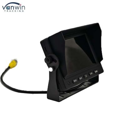 5 inç LCD Ekran TFT Araç Monitörü Metal Bağlantı + 4PIN CCD Renkli Arka Görünüm Geriye Bakış Kamerası 12-24v Karavan Van Rv için