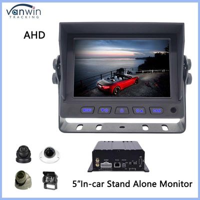 Araçlar için 5 inç AHD LCD Araç Monitörü Dijital Ekran Araçlar için USB GPS Otomobil Kamyonlar için