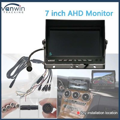 AHD 1080P MDVR Monitör 7 Inch Split Display Monitör SD Kart Kamera RV Motorhome Kamyon Otobüs için Arka Görünüm Geri Dönüş Kit
