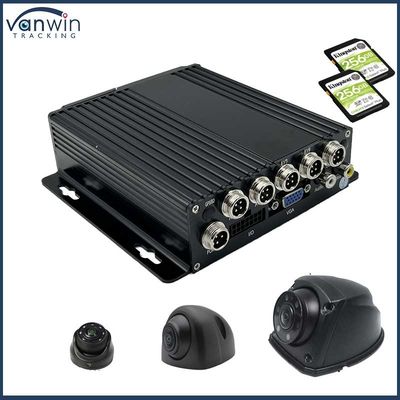 4CH 1080P Çift SD Kart Mobil DVR 4G GPS1080P Araç GPS Fonksiyonu 12 Aylık Garanti