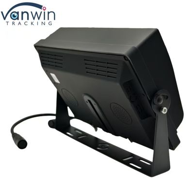 Siyah Yüksek Tanımlı 4 Kanal Araç Monitörü 7 "9" 10 " Boyut Farklı Araçlar için İsteğe Bağlı PAL / NTSC Sistemi