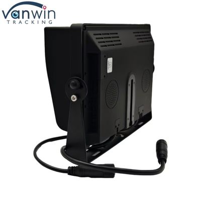 Siyah Yüksek Tanımlı 4 Kanal Araç Monitörü 7 "9" 10 " Boyut Farklı Araçlar için İsteğe Bağlı PAL / NTSC Sistemi