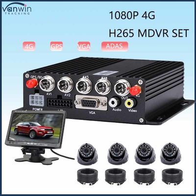 4CH MDVR ADAS GPS 4G Wi-fi HDD Seçenek Zaman İzleme Kamyonu ile