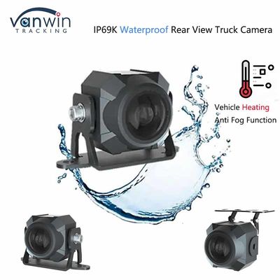 IP69K Su geçirmez Arka Görünüm Kamerası Kamyon Isıtma 4pin Havacılık 1080P çözünürlüğü 2.0MP ile AHD 1080P Kamera