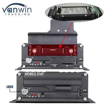 Profesyonel 4CH HDD DVR Desteği ADAS DMS BSD Fonksiyonu 4G GPS Araç Takibi