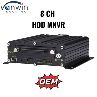 8 kanallı sabit disk mobil ağ video kaydedici kamyon otobüs filosu için profesyonel araç izleme sistemi