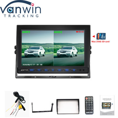 10.1 inç HD TFT LCD Ekran Kamyonlar/Vans için Su geçirmez Araç Ekranı DC 12V-24V -30C ila 80C Gece Modu