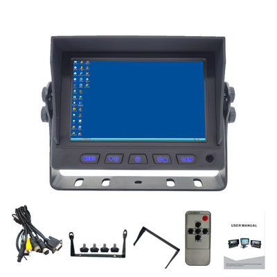 10.1 inç HD TFT LCD Ekran Kamyonlar/Vans için Su geçirmez Araç Ekranı DC 12V-24V -30C ila 80C Gece Modu