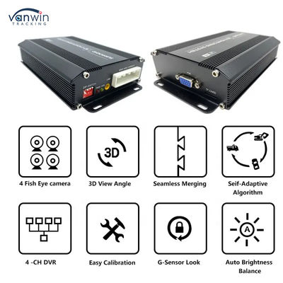 360 Surround Bird View System: Araç, Kamyon, Otobüs Güvenliği Araç Geri Dönüştürme Yardımı
