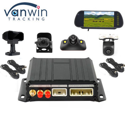 4CH Mini SD Mobil DVR GPS Wifi 4G 4CH Kit Taksi CCTV Kamera Araba DVR ADAS DMS ile