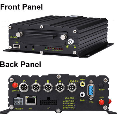 8CH 4CH 4G GPS ADAS DMS 2TB HDD SD Mobil DVR Kit AI MDVR GPS İzleme Sistemi Taksi MDVR
