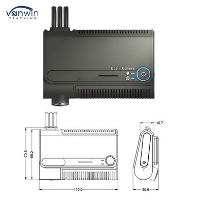 Akıllı Wifi AHD Video Kaydı 4G MDVR Hibrit 4CH Araç Kamerası IPC CMSV6 Uygulama Uzaktan Kumanda Araç Kara Kutu