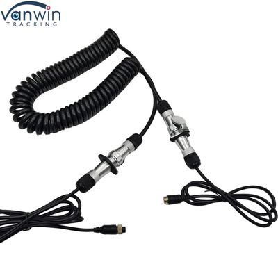 Çifte Kamyon Otobüs Traktör Arka Görünüm Kameraları için 4Pin Su Tutmaz Rel Kablo 12V Elektronik Tel Kamera