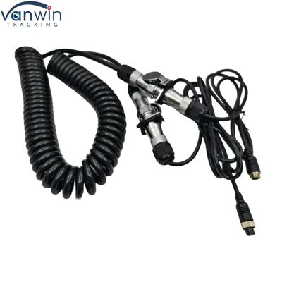 Çifte Kamyon Otobüs Traktör Arka Görünüm Kameraları için 4Pin Su Tutmaz Rel Kablo 12V Elektronik Tel Kamera