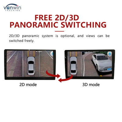 3D HD 1080P 360 Araç Park Kamerası Kamyon Geri Vites Uyarı Kamerası Araç 360 Derece Kamera Kuş Bakışı Güvenlik Sistemi