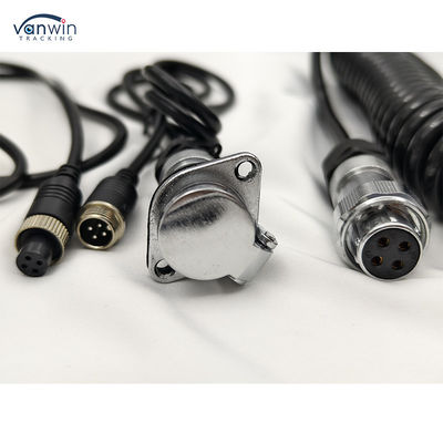 4PIN Güçlü Su geçirmez Rel Kablosu 12V Elektronik Kablo Kamera Kablosu Kamyon Otobüs Traktör Arka Görünüm Kameraları