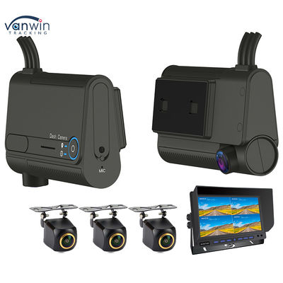DC 12V Mini Cmsv7 H.265 1080P Araç Kamerası Otomatik Dash Cam Mdvr 4g Gps Uzaktan Kumanda Kaydedici 1-4 Kanal Dashcam Cmsv6 Platform Mobil Mdvr