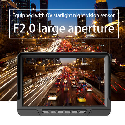 7 inç BSD Sistemi Araba video kaydedici Arka Görünüm Ters Sistem Kamyon DVR Dash Kamera Kamyonlar için Ön ve Arka Park DVR