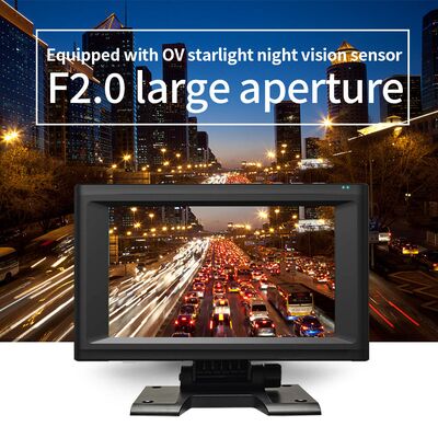 AI MDVR 7 Inch Touchscreen Video Kaydedici Dört Kanal Panoramik İzleme ve Kör Nokta Algılama Sistemi