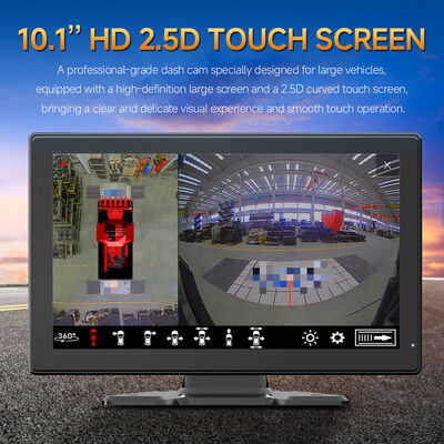 Dört Balık Gözü Kameralı Gece Görüşlü ve Yüksek Kare Hızlı Kayıt Özellikli Ağır Vasıtalar İçin Yapay Zeka MDVR Çevre Görüş Sistemi