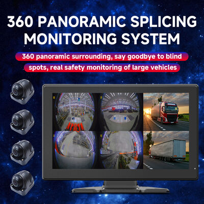 Dört Balık Gözü Kameralı Gece Görüşlü ve Yüksek Kare Hızlı Kayıt Özellikli Ağır Vasıtalar İçin Yapay Zeka MDVR Çevre Görüş Sistemi