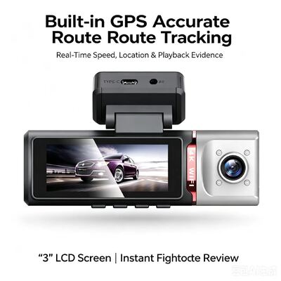 3 kanallı AI 4G Dash Kamera 4K Ön, ADAS & DMS, GPS Takip, 24/7 Park Monitörü