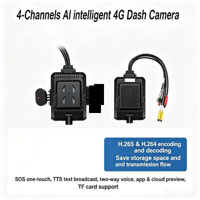 24V 4CH AI Dash Cam Kit Araç Güvenlik Kamera DVR DMS ADAS BSD Yan Kamera ile Kamyon / Otobüs için