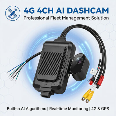 ADAS BSD ile Ağır Güçlü Kamyon 4G Dash Kaydedici - SOS Panik Düğmesi ile GPS Telematik Filot Kamerası