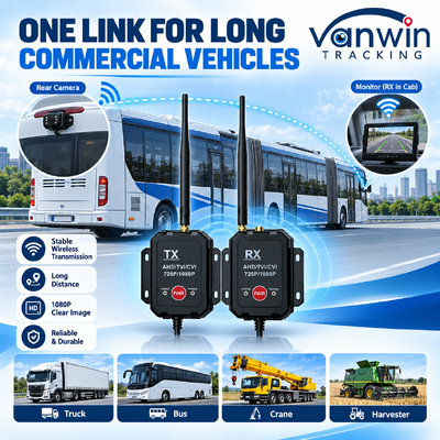2.4G Wireless Transmitter Receiver AHD Suitable for Truck Bus Truck Camera Transmitter Wireless Device