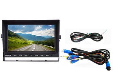 Güvenlik 360 Derece TFT Araba Monitörü, 7 inç Ekran Araba Video Monitörleri SD Kart Depolama