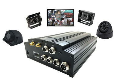 G-sensor taşınabilir araç dijital video kaydedici ile 4ch HDD DVR CE / FCC