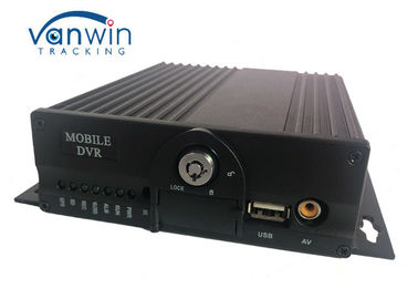4CH Çift SD yuvaları dijital video kaydedici 1080 P GPS WIFI VGA ile 4G MDVR, RJ45, Interkom