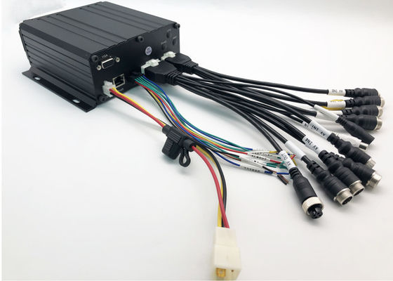 8 Kanal GPS WiFi 4G RJ45 1080N Mobil Araç Otobüs DVR Kamera Video Kaydedici Kit APP/Web/PC Uzaktan Görünüm Video ve İzle