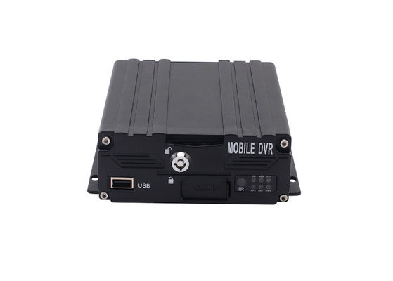 USB Fare ile CMS Platformu 9 ~ 32V H265 4CH Çift SD Kart MDVR