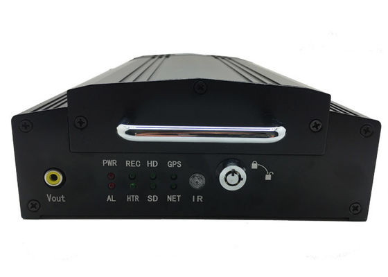 Kamyon / Taksi / Otobüs için 4 Kanal 1080P HD Mobil DVR CCTV MDVR 2 TB HDD Kayıt GPS 4G