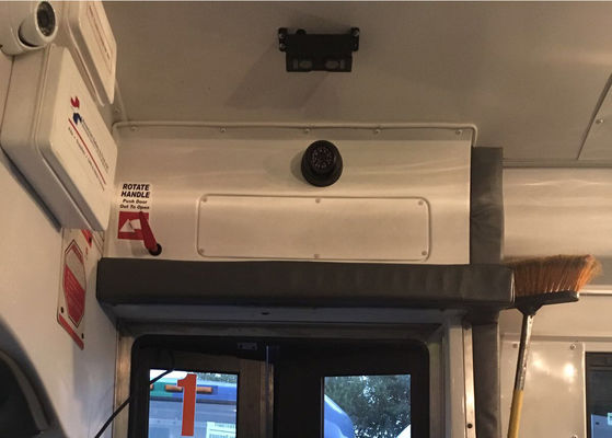 Otobüs için RS232 Binoküler Lens 3G MDVR Kamera Yolcu Sayacı