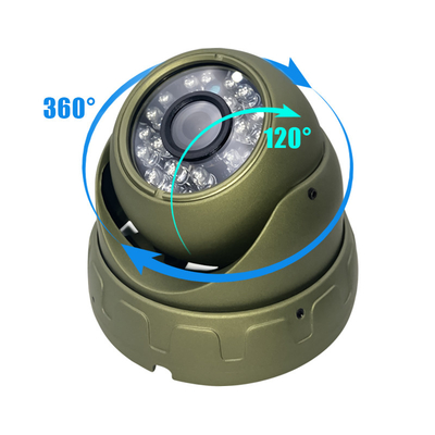CCD 600TVL Araba Dome Kamera 15m IR PAL NTSC Araç Gözetleme Kamerası