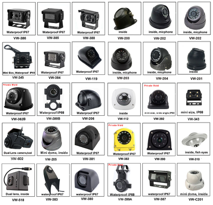 RJ45 4G Mobil DVR Analog Kameralar 4 Kanal 2.5" SATA Dijital Video Kaydedici