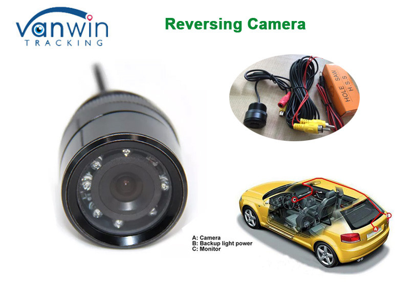 HD 720P 1080P Araba Gizli Kameralar IR Gece Işığı ile 12V Mini Yedekleme Arka Görüş Kamerası