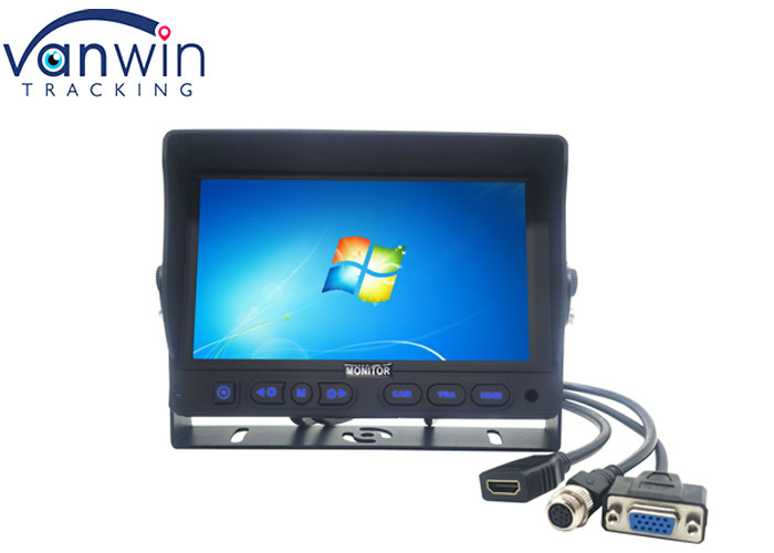 HD MDVR Video Görüntüsü için Android VGA HDMI Girişi AV TFT Araba Monitörü