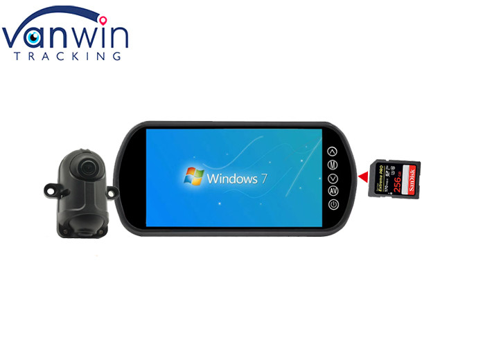 DVR Kayıtlı Evrensel AV 7 İnç HDMI Monitör Dikiz Aynası