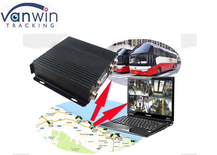 3G 4G Canlı Video Akışı Araç DVR Araç GPS ile Wifi SD Mobil DVR