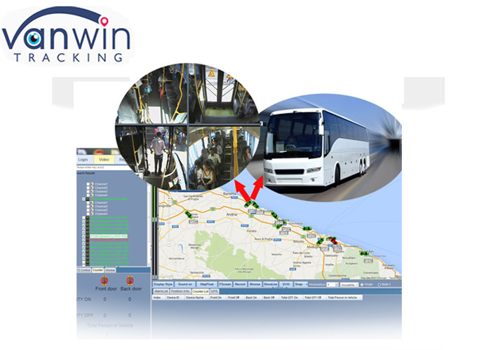 4ch 8ch AHD 1080P HDD SD Okul Otobüsü GPS araba dvr&#39;ı Video İzleme Sistemi