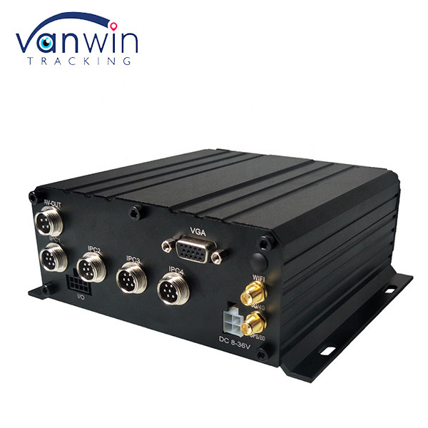 H.264 HDD ile 8 Kanallı Mobil NVR 1080P Sabit Disk Uzaktan 3G 4G GPS WiFi Araç Otobüs Kamyon Ağı İzleme