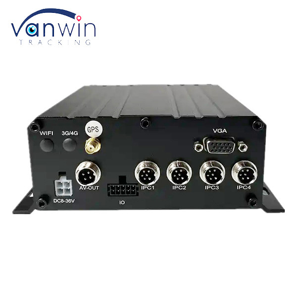 4CH MNVR HDD ile SSD Destek 4G GPS Wifi Truck Bus Uzak Araç Ağı İzleme