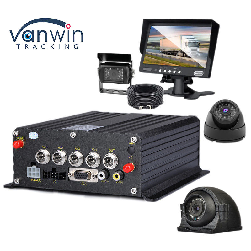 4CH 1080P H.265 SD Kart Mobil DVR Araç Kayıt Aracı için GPS İzleyici