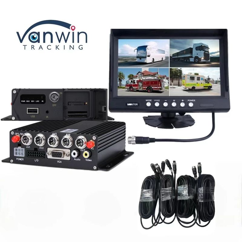 Akıllı 4CH/8CH H.265 SD 1080P Video Arama ve Sıcaklık Aralığı için Mobil DVR -20C ila 70C