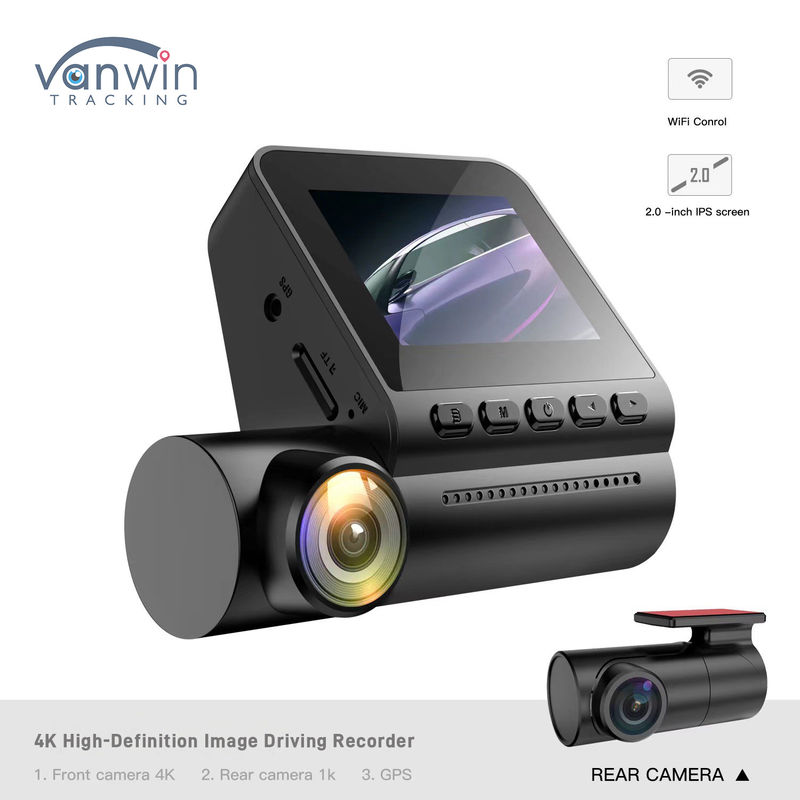 4K Yüksek Kararlı Görüntü Sürüş Kaydedici 1080P Destek WiFi GPS Taksi Kaydedici Kamera