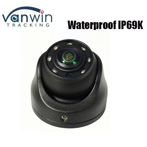 180° 1080P 2MP Su geçirmez IP69K Otobüs / Kamyon için IR Gece Görüşü ile İç / Dış Kupom Kameraları